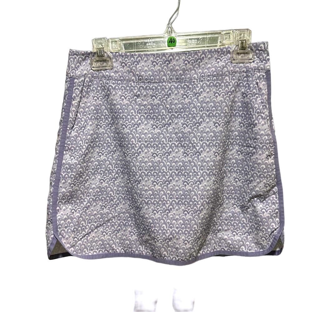 Vineyard Vines PERFORMANCE Golf Skort Skirt Purple Print - Size 2